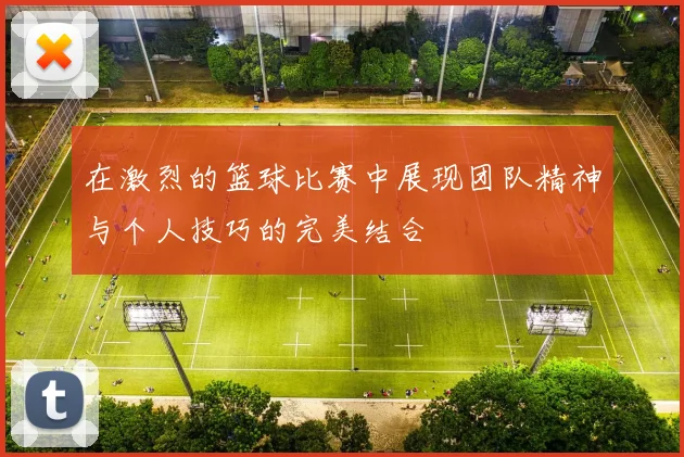 在激烈的篮球比赛中展现团队精神与个人技巧的完美结合